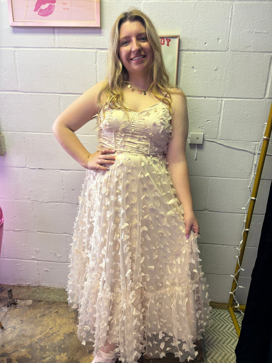 Butterfly long dress